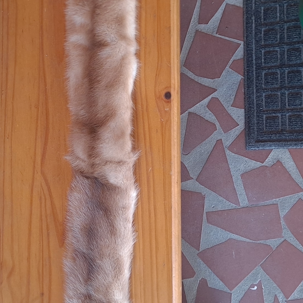MINK SCARF COLLAR - Picture 3 of 8